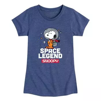Футболка с рисунком Peanuts Snoopy Space Legend для девочек 7–16 лет Licensed Character