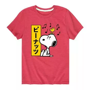 Футболка с рисунком Peanuts Snoopy Woodstock для мальчиков 8–20 лет Licensed Character