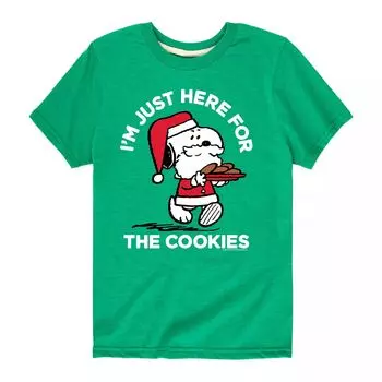 Футболка с рисунком Peanuts The Cookies для мальчиков 8–20 лет Licensed Character
