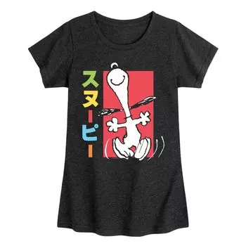 Футболка с рисунком Peanuts Tokyo Dance для девочек 7–16 лет Licensed Character