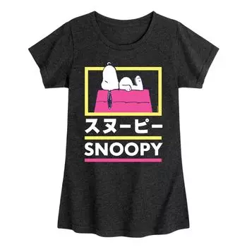 Футболка с рисунком Peanuts Tokyo Doghouse для девочек 7–16 лет Licensed Character