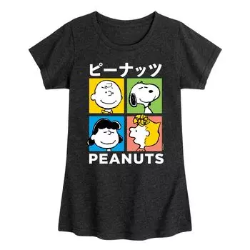 Футболка с рисунком Peanuts Tokyo Grid для девочек 7–16 лет Licensed Character