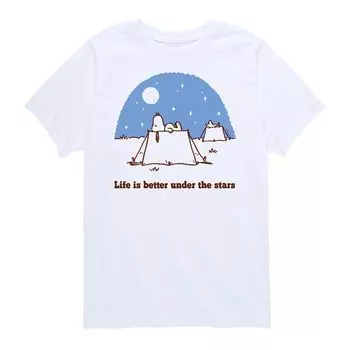 Футболка с рисунком Peanuts Under The Stars для мальчиков 8–20 лет Licensed Character