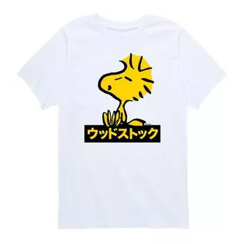 Футболка с рисунком Peanuts Woodstock для мальчиков 8–20 лет Licensed Character, белый