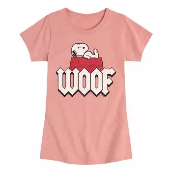 Футболка с рисунком Peanuts Woof для девочек 7–16 лет Licensed Character