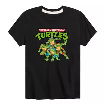 Футболка с рисунком персонажей TMNT для мальчиков 8–20 лет Licensed Character
