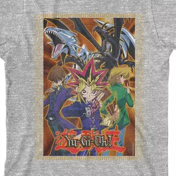 Футболка с рисунком персонажей Yu-Gi-Oh для мальчиков 8–20 лет Licensed Character