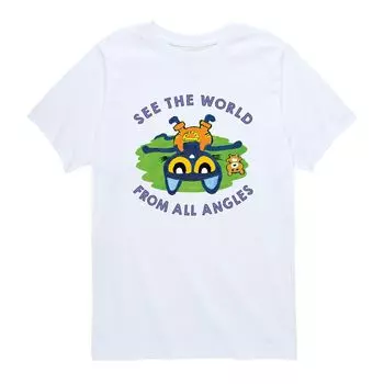 Футболка с рисунком Pete The Kitty See The World для мальчиков 8–20 лет Licensed Character