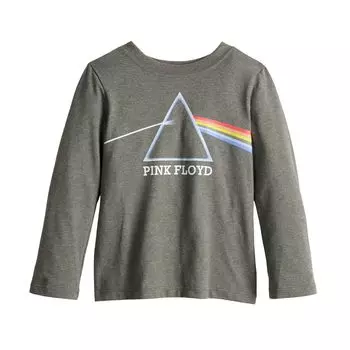 Футболка с рисунком Pink Floyd для маленьких мальчиков и девочек Licensed Character