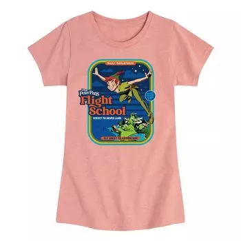 Футболка с рисунком «Питер Пэн» для девочек 7–16 лет в летной школе Disney Disney