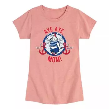 Футболка с рисунком «Питер Пэн Сми» для девочек 7–16 лет Disney's «Ай-ай, мама» Disney