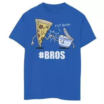 Футболка с рисунком Pizza And Ranch Bros для мальчиков 8–20 лет Unbranded
