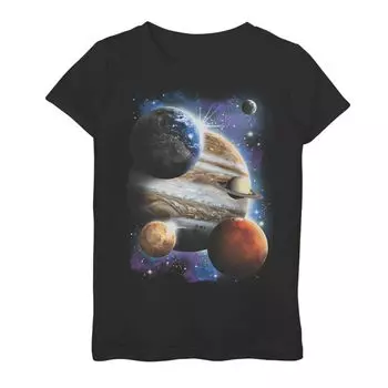 Футболка с рисунком Planetary Shine для девочек 7–16 лет Licensed Character