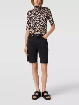 Футболка с рисунком по всей поверхности Marc Cain, серо-коричневый