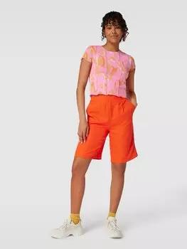 Футболка с рисунком по всей поверхности Tom Tailor Denim, розовый