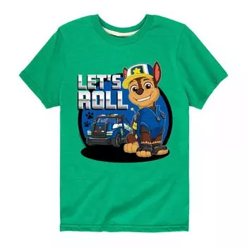 Футболка с рисунком «Погоня» из Paw Patrol для мальчиков 8–20 лет Licensed Character
