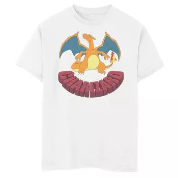 Футболка с рисунком Pokemon Charizard для мальчиков 8–20 лет Licensed Character