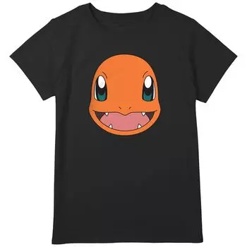 Футболка с рисунком Pokemon Charmander Face Plus для девочек Licensed Character