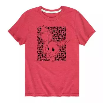 Футболка с рисунком Pokemon Eevee для мальчиков 8–20 лет Licensed Character