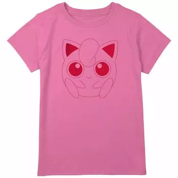 Футболка с рисунком Pokemon Happy Jigglypuff для девочек 8–20 лет Pokemon