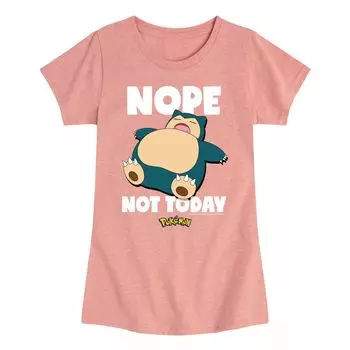 Футболка с рисунком Pokemon Nope Not Today для девочек 7–16 лет Licensed Character