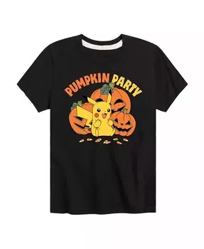 Футболка с рисунком «Pokemon Pumpkin Party» от Big Boys Hybrid, черный