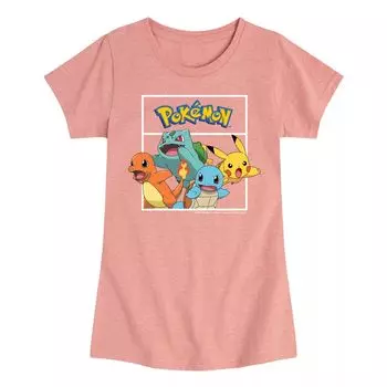 Футболка с рисунком Покемонов и Пикачу для девочек 7–16 лет Pokemon