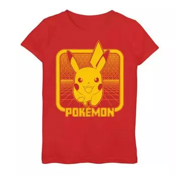 Футболка с рисунком Pokmon Digital Pikachu для девочек 7–16 лет Licensed Character