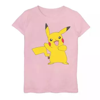 Футболка с рисунком Pokmon Pika Dance для девочек 7–16 лет Licensed Character