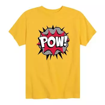 Футболка с рисунком Pow для мальчиков 8–20 лет Licensed Character, желтый