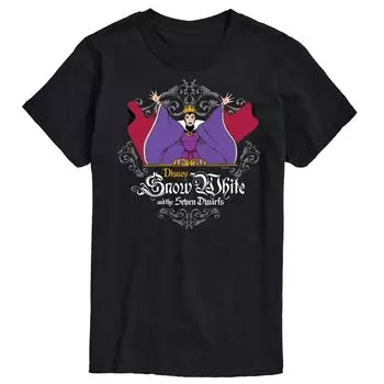Футболка с рисунком Princess Big & Tall Evil Queen Disney, черный