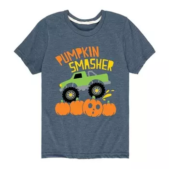 Футболка с рисунком Pumpkin Smasher для мальчиков 8–20 лет Licensed Character, цвет Heather Blue