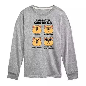 Футболка с рисунком Quokka для мальчиков 8–20 лет Licensed Character, серый
