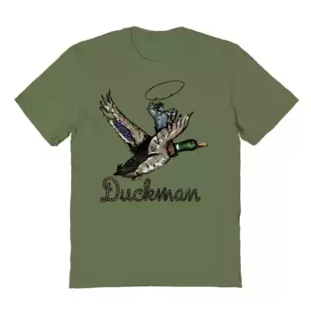 Футболка с рисунком Райли Грина Дакмена для взрослых Licensed Character, цвет military green