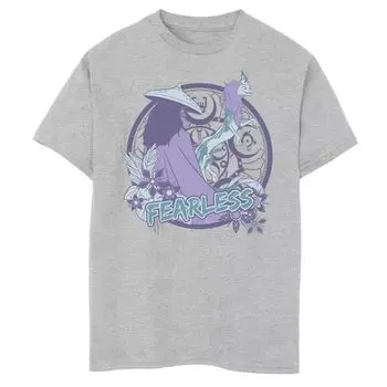 Футболка с рисунком Raya and Sisu Fearless для мальчиков 8–20 лет Disney Raya And The Last Dragon Disney