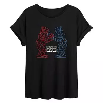 Футболка с рисунком роботов Rock 'Em Sock 'Em для юниоров Licensed Character