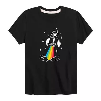 Футболка с рисунком Rocket Rainbow для мальчиков 8–20 лет Licensed Character