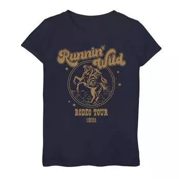 Футболка с рисунком Rodeo Tour Runnin Wild C1 для девочек 7–16 лет Licensed Character