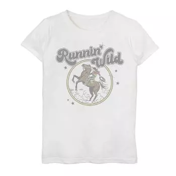 Футболка с рисунком Rodeo Tour Runnin Wild C2 для девочек 7–16 лет Licensed Character