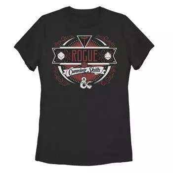 Футболка с рисунком Rogue Cunning Skills для юниоров Dungeons & Dragons Licensed Character