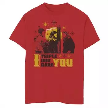 Футболка с рисунком «Рождественская история I Triple Dog Dare You» для мальчиков 8–20 лет Licensed Character