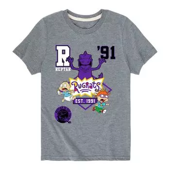 Футболка с рисунком Rugrats Reptars Out There для мальчиков 8–20 лет Nickelodeon