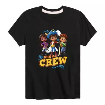Футболка с рисунком Santiago Of The Seas Crew для мальчиков 8–20 лет Licensed Character