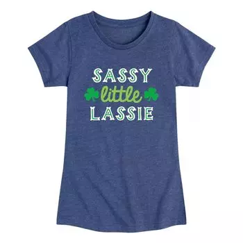 Футболка с рисунком Sassy Little Lassie для девочек 7–16 лет Licensed Character