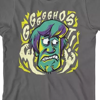 Футболка с рисунком «Scooby Doo Scared Shaggy» для мальчиков 8–20 лет Licensed Character