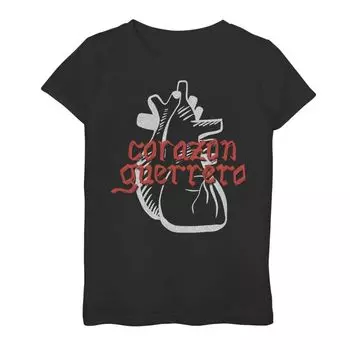 Футболка с рисунком сердца Gonzales Corazon Guerrero для девочек Licensed Character