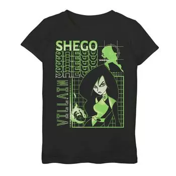Футболка с рисунком Shego Techwear для девочек 7–16 лет Disney's Kimpossible Licensed Character