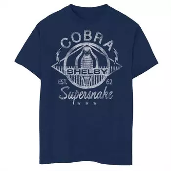 Футболка с рисунком Shelby Cobra Super Snake Trade для мальчиков 8–20 лет Licensed Character