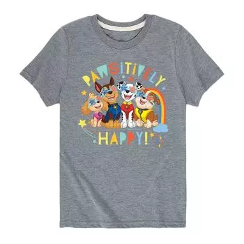Футболка с рисунком «Щенячий патруль» для мальчиков 8–20 лет Pawsitively Happy Licensed Character