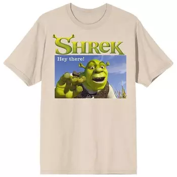 Футболка с рисунком Shrek Hey There для юниоров Licensed Character, черный